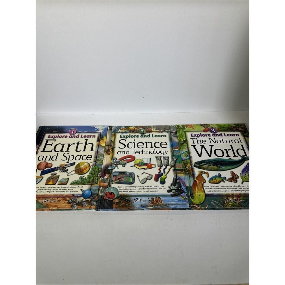3 Explore and Learn Books by Southwestern Educational Series 1-3 Homeschool